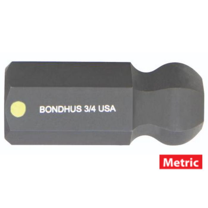 BONDHUS 2" (50mm) BallEnd Socket Bits Only Metric
