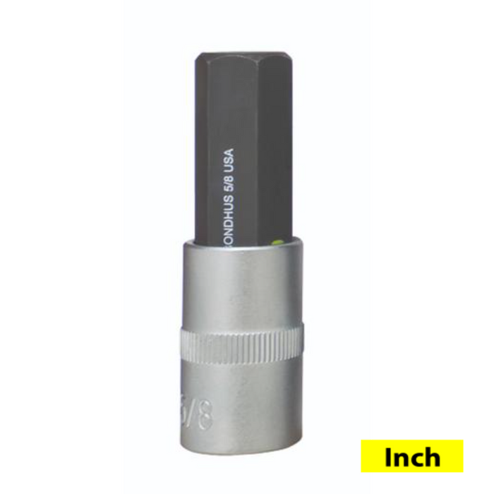 BONDHUS 2" (50mm) In-hex Sockets Imperial