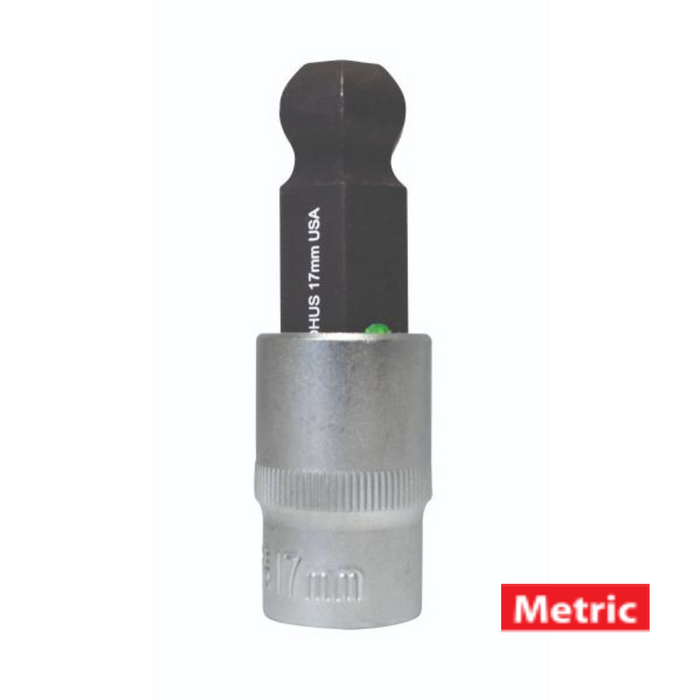 BONDHUS 2" (50mm) BallEnd Sockets Metric
