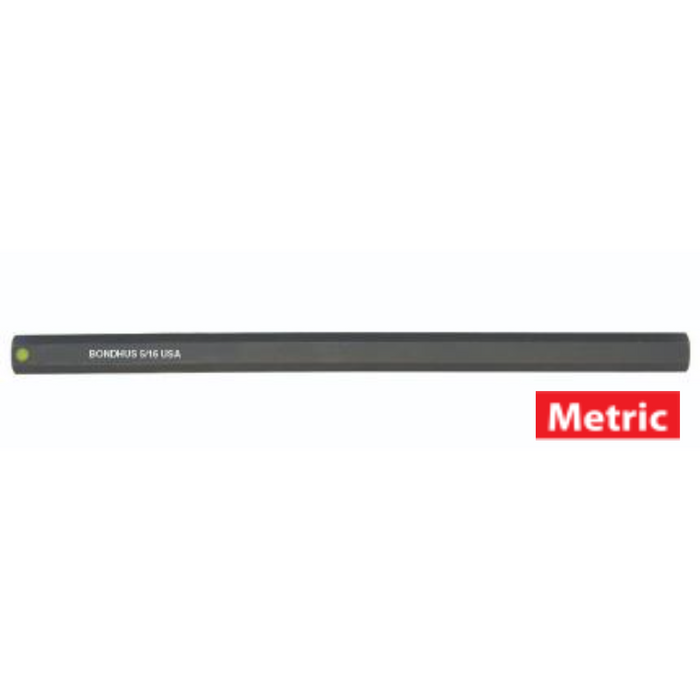BONDHUS 6" (150mm) In-hex Socket Bits Only Metric