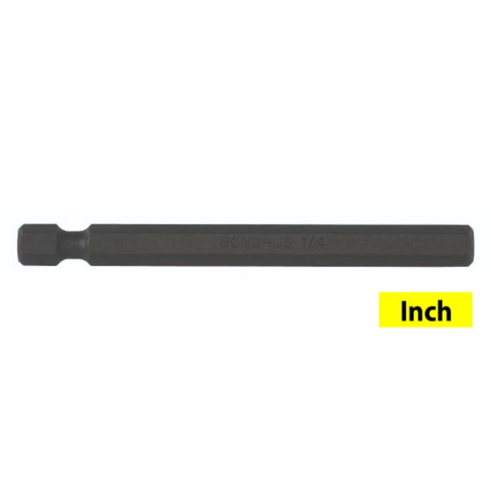 BONDHUS Hex End Power Bits Imperial