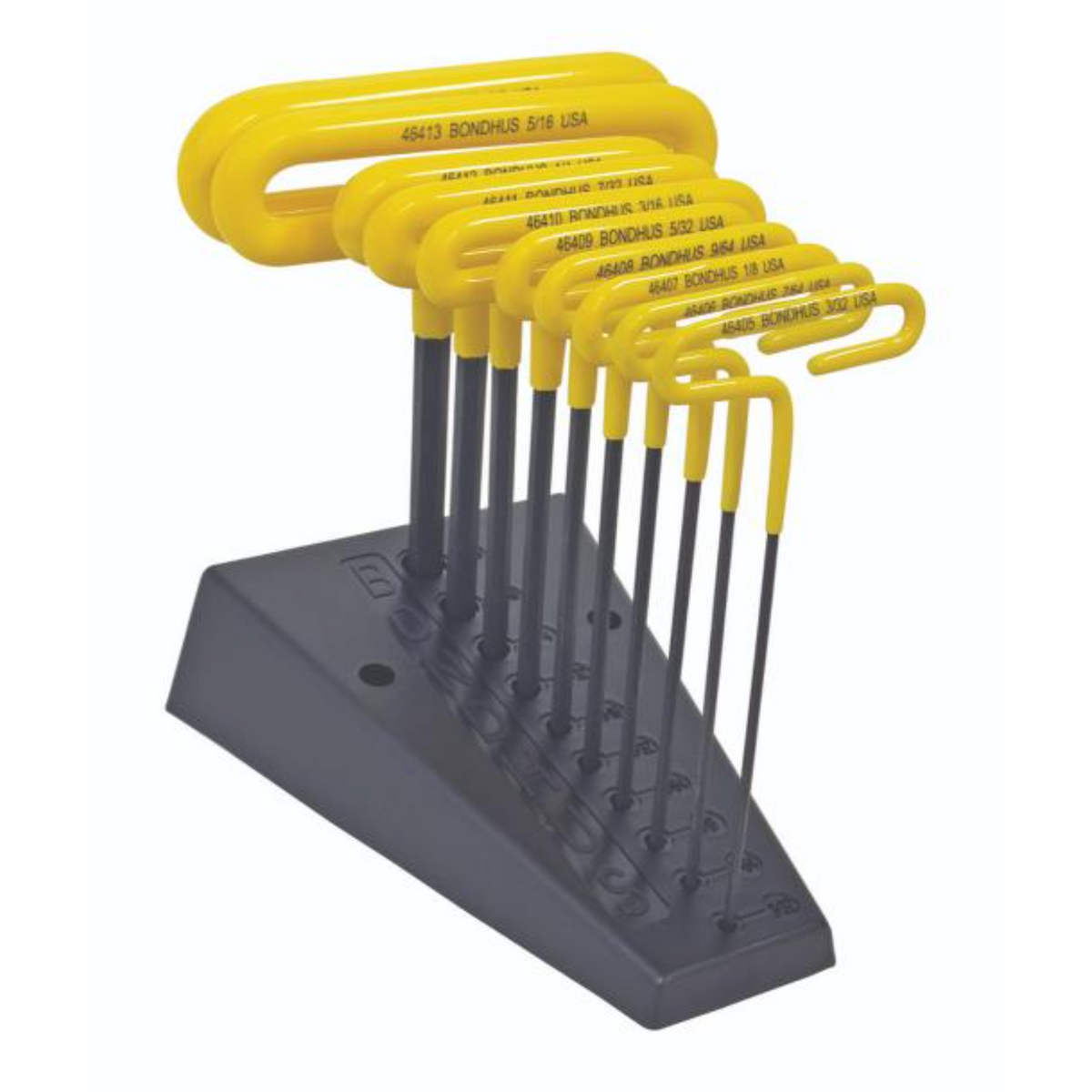 Bondhus 15587 Set 8 Loop Hex T-Handle 9 Inch 2-10mm – Haus of Tools Bondhus 15587 Set 8 Loop Hex T-Handle 9 Inch 2-10mm – Haus of Tools