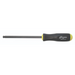 Single Imperial Standard BallEnd Screwdrivers 3/8 printed on the black and yellow ergonomic handle