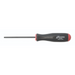 Single metric standard ball end screwdrivers with red and black handle with 4mm printed on it