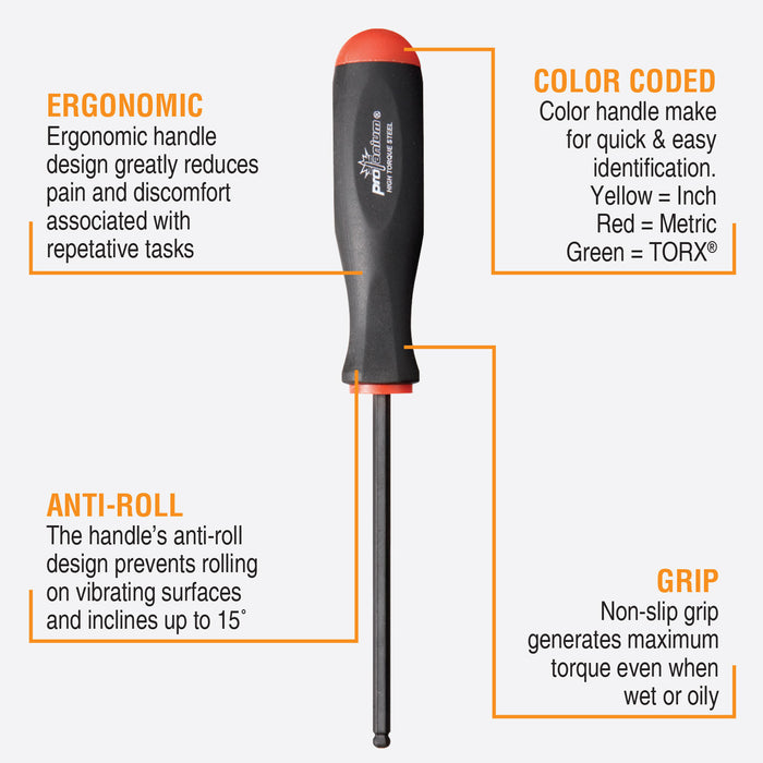 BONDHUS Metric Standard BallEnd Screwdrivers