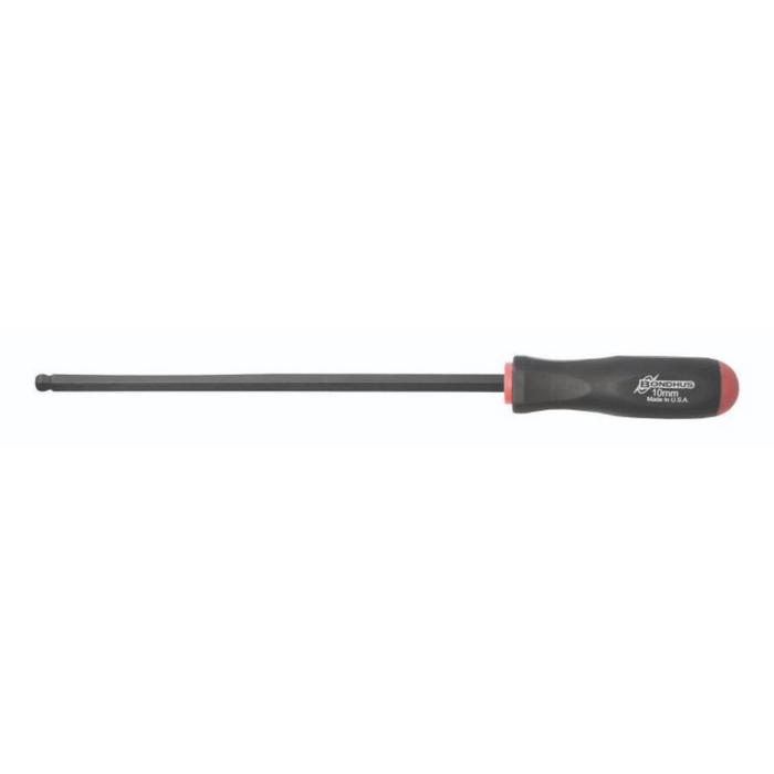 Singe Metric Standard BallEnd Screwdriver with red and black handle