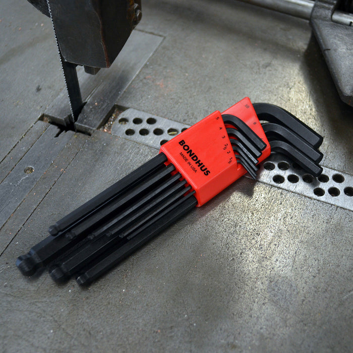 BONDHUS BLX9M BallEnd Hex Key 9pcs Set