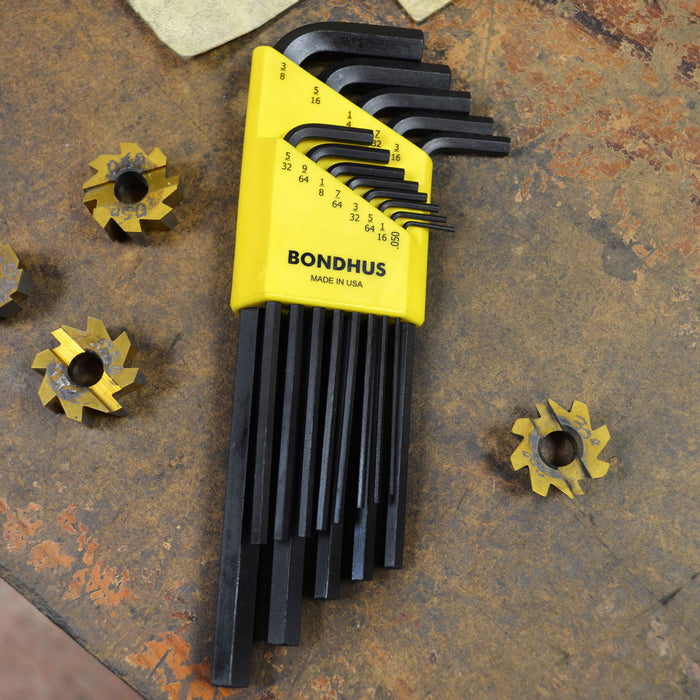 BONDHUS HLX13 Hex Key 13pcs Imperial Set
