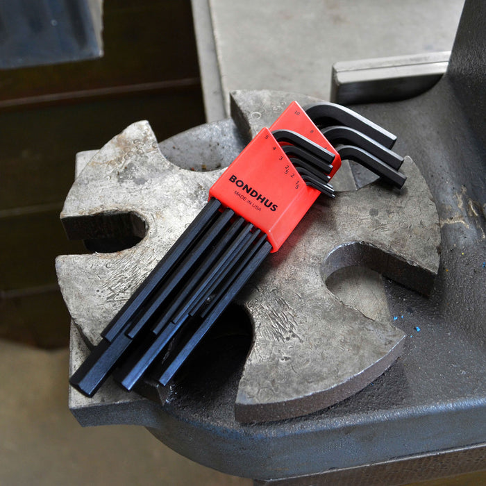 BONDHUS HLX9M Hex Key 9pcs Metric Set