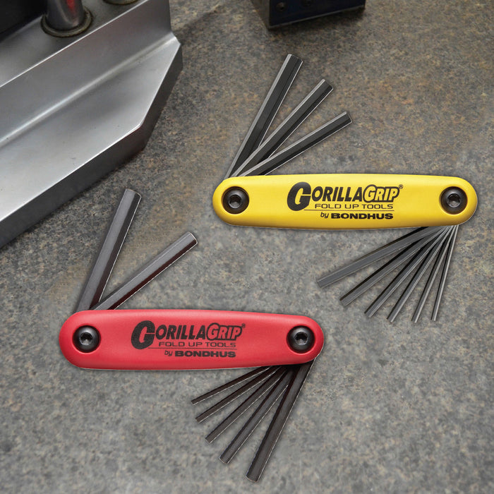 BONDHUS Gorilla Grip Hex fold up Key Set Twin Pack HF16