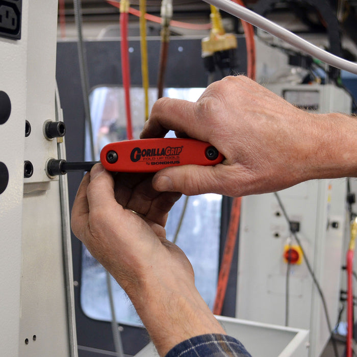 BONDHUS Gorilla Grip Hex fold up Metric Key Set 2-8mm HF7M