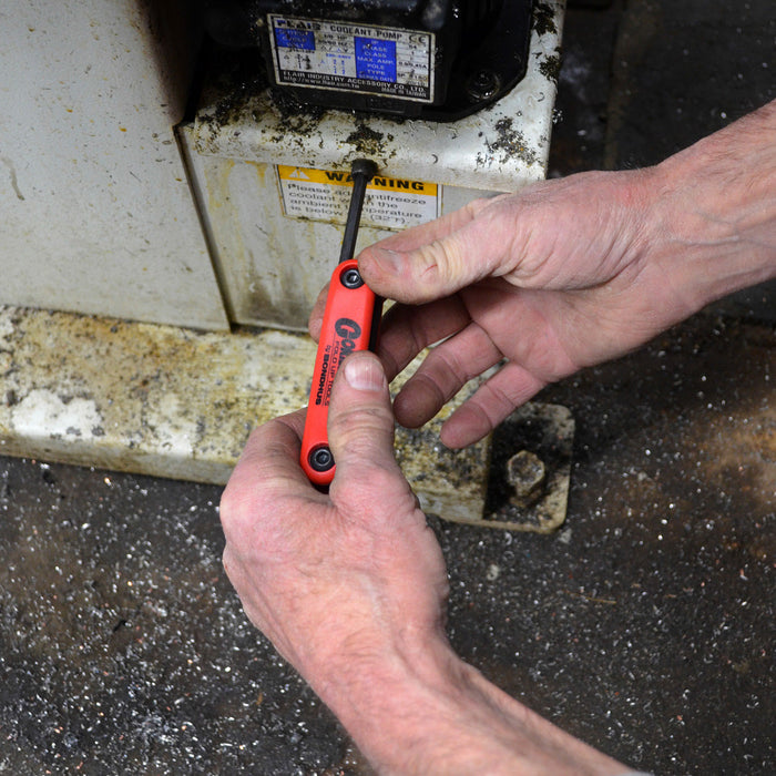 BONDHUS Gorilla Grip Hex fold up Metric Key Set 1.5-6mm HF7MS