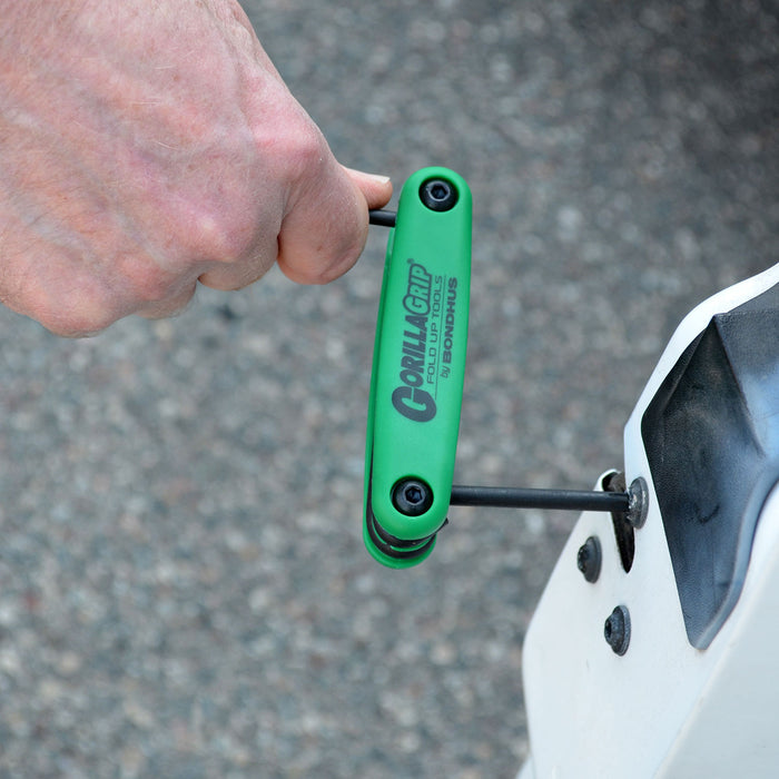 BONDHUS Gorilla Grip Hex fold up Torx Key Set TX6-TX25 TF8S