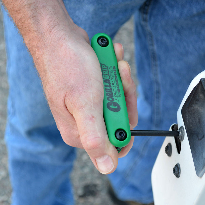 BONDHUS Gorilla Grip fold up Torx Key Set TX9-TX40 TF8