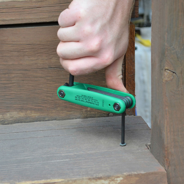 BONDHUS Gorilla Grip fold up Torx Key Set TX9-TX40 TF8