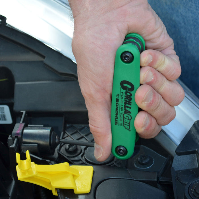 BONDHUS Gorilla Grip fold up Torx Key Set TX9-TX40 TF8