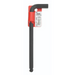Single black hex key in a red hanging display packaging