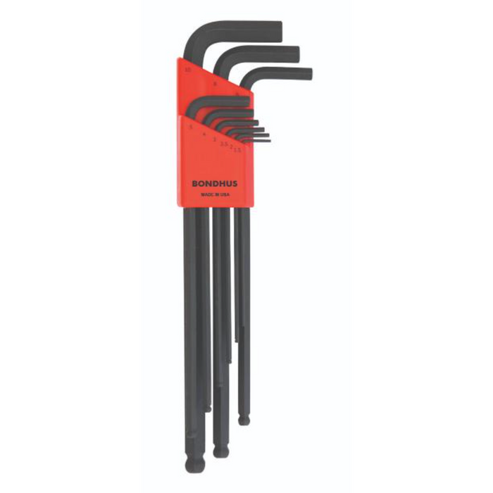 BONDHUS BLX9MXL BallEnd Hex Key 9pcs Set