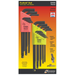 Packaging for BONDHUS PBLX9 Dual Pack Hex Key with a metric and imperial set of 22 pieces displayed in a BondHex color-coded case.