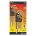 A set of Bondhus ballend hex keys in gold color, displayed in a yellow and black packaging with the Bondhus logo and product information.