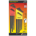 Packaging for BONDHUS stubby double ballend extra long hex keys, showing various sizes of the keys and the Bondhus logo.