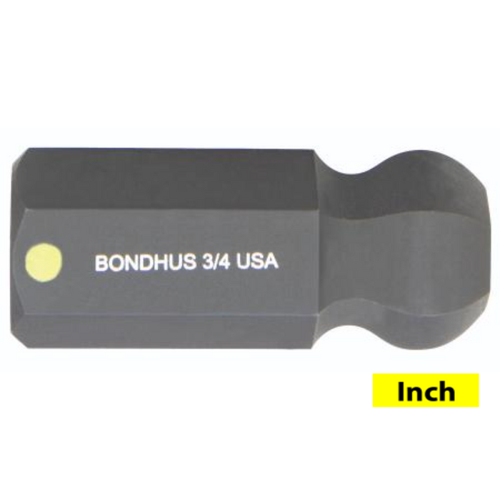 BONDHUS 2" (50mm) BallEnd Socket Bits Only Imperial