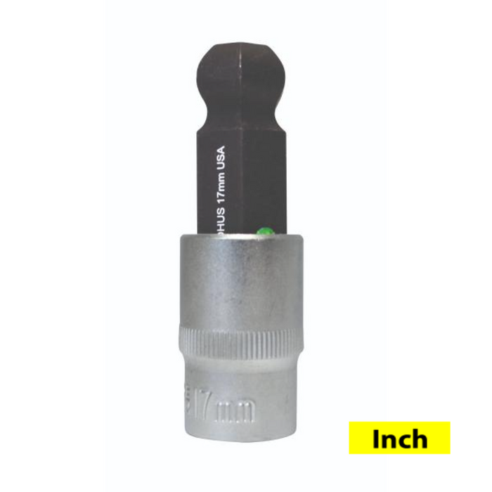 BONDHUS 2" (50mm) BallEnd Sockets Imperial