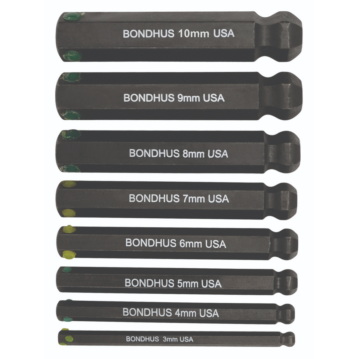 Bondhus ProHold 5/32 Ball Tip Driver Bit 43409, Protanium Steel, 2 in