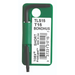 Single black Torx hex key on green  display hanger 
