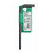 Single Torx BallStar L-Wrench with green packaging and T30 printed on the barcode label