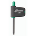 Single Torx Flag Tool with green highlights on the black flag handle. ?Bondhus T20 printed in white of the flag handle 