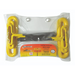 A set of yellow and black T-handle hex cushion grips in a clear plastic packaging with branding and size information visible.