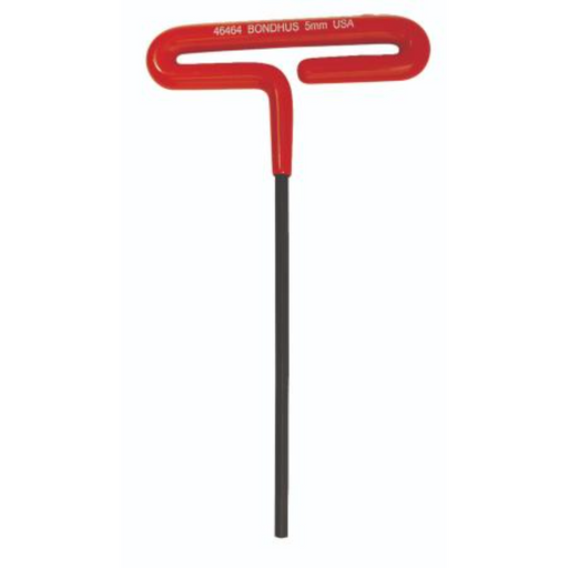 Single metric Cushion Grip T-handle with a red handle and black hex blade