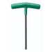 A ProHold Torx T-handle with a black shaft and green grip.
