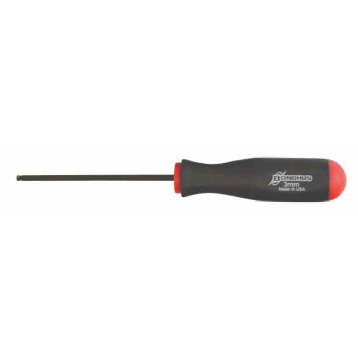 Single ProHold ball end screwdriver on a white background with 3mm printed on the handle