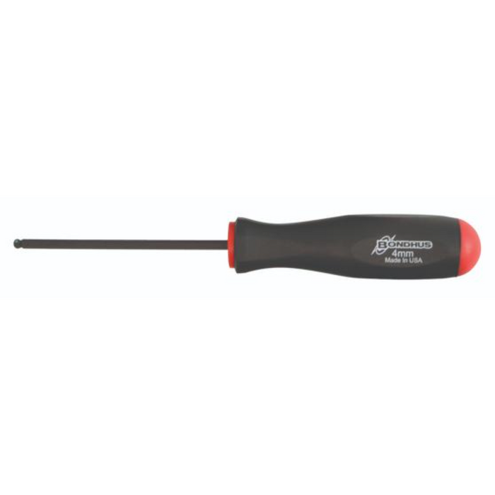 Single ProHold ball end screwdriver on a white background with 4mm printed on the handle