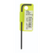 Single ProHold Tip Ball End L-Wrench in yellow hanging case7/64 inch
