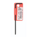 Single 3mm ProHold Tip Ball End L-Wrench in red hanging case